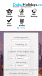 Mobile Screenshot of dubaiholidays.co