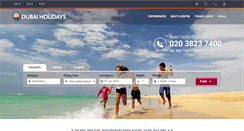 Desktop Screenshot of dubaiholidays.co.uk